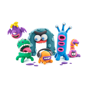 Hey Clay Yaratıcı Kil Seti - Aliens