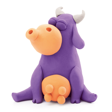 Hey Clay Yaratıcı Kil Seti - Cow