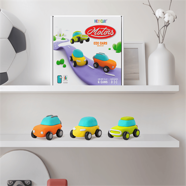Hey Clay Yaratıcı Kil Seti - Eco Cars