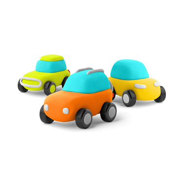 Hey Clay Yaratıcı Kil Seti - Eco Cars