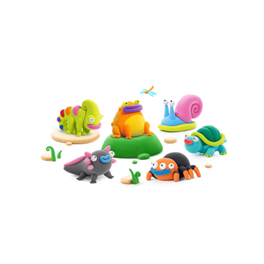 Hey Clay Yaratıcı Kil Seti - Exotic Pets