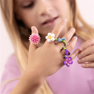 Hey Clay Yaratıcı Kil Seti - Flower Rings