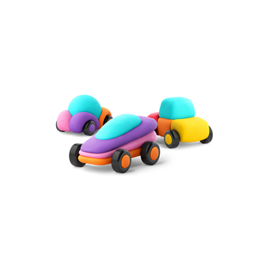Hey Clay Yaratıcı Kil Seti - Happy Cars