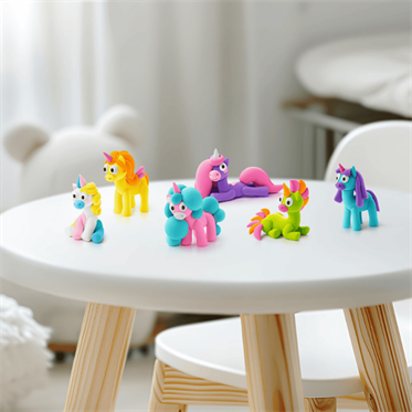 Hey Clay Yaratıcı Kil Seti - Rainbow Unicorns