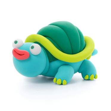 Hey Clay Yaratıcı Kil Seti - Tarantula, Turtle, Orange Frog