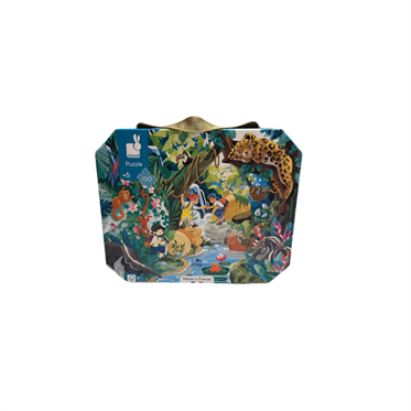 Janod 100 Parça Çantalı Puzzle - Inka Macerası