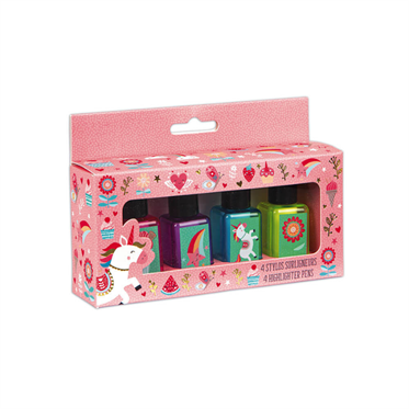 Janod 4lü Fosforlu Kalem Seti - Unicorn