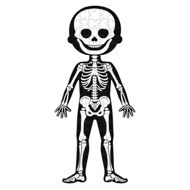 Janod Öğretici Puzzle - İnsan Vücudu 4lü Set