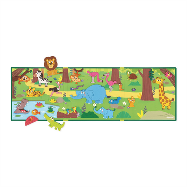 Janod Mıknatıslı Oyun Kitabı - Afrika Hayvanları