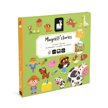 Janod Mıknatıslı Oyun Kitabı - Çiftlik