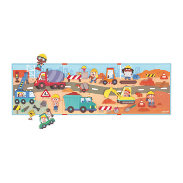 Janod Mıknatıslı Oyun Kitabı - Şantiye Hikayeleri