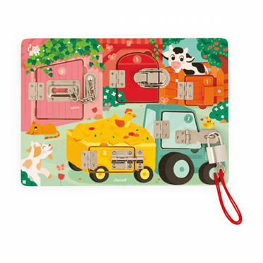 Janod Sürpriz Kilitli Pano - Çiftlik