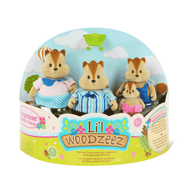 Lil Woodzeez Çizgili Sincap Ailesi