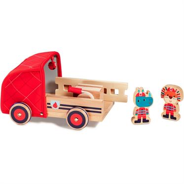 Lilliputiens Ahşap İtfaiye Aracı - Marius & Jack