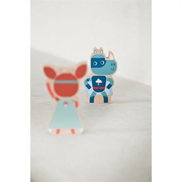 Lilliputiens Ahşap Süper Kahramanlar Seti