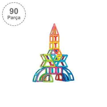 Magformers Mıknatıslı Basic Set - 90 Parça