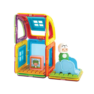 Magformers Mıknatıslı Cube House Set - Frog - 20 Parça