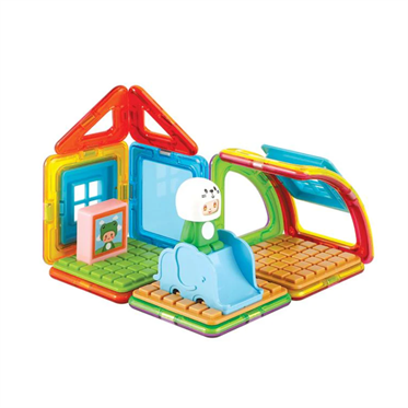Magformers Mıknatıslı Cube House Set - Frog - 20 Parça