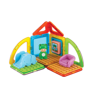 Magformers Mıknatıslı Cube House Set - Frog - 20 Parça
