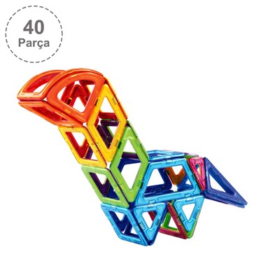 Magformers Mıknatıslı Dino Set - 40 Parça