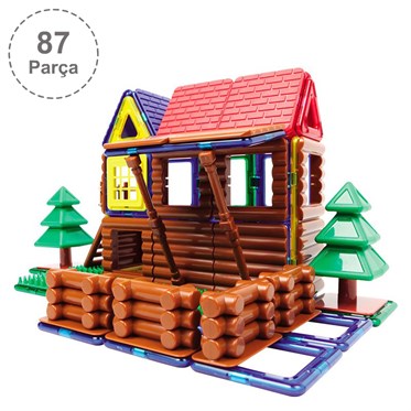 Magformers Mıknatıslı House Set - 87 Parça