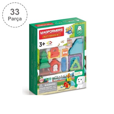 Magformers Mıknatıslı Milo Set - 33 Parça