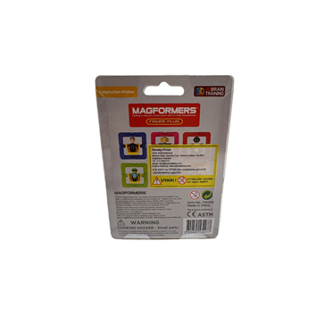 Magformers Mıknatıslı Mini Set - Construction Worker - 6 Parça