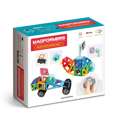 Magformers Mıknatıslı Mystery Spin Set  - 40 Parça
