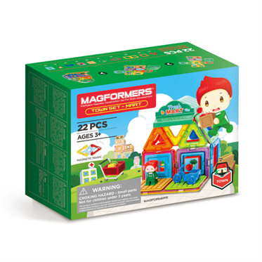 Magformers Mıknatıslı Town Set - Mart - 22 Parça