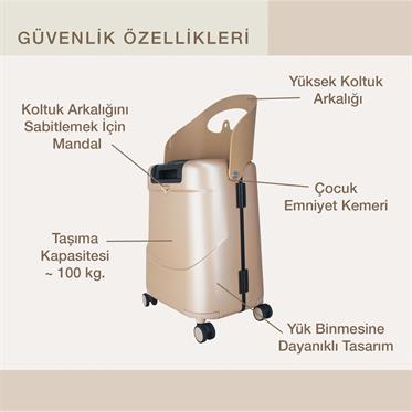 MiaMily Carry On Kabin Boy Valiz - Champagne Gold