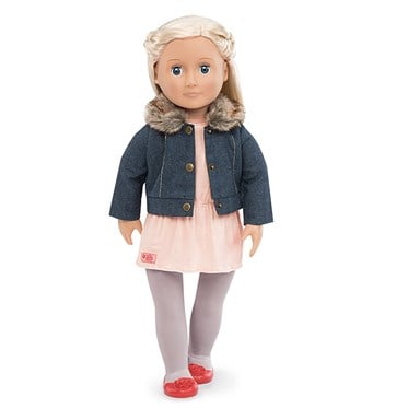 Our Generation Kıyafet - Jean Jacket & Fur Collar