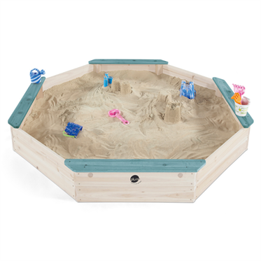 Plum Dev Ahşap Kum Havuzu - Turkuaz