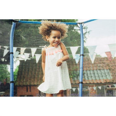 Plum File Korumalı Trambolin - 7 ft - Mavi