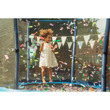 Plum File Korumalı Trambolin - 7 ft - Mavi