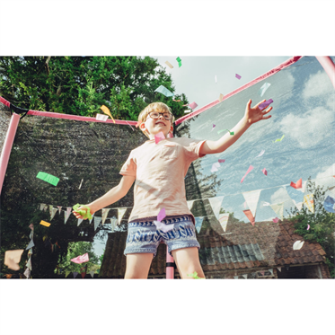 Plum File Korumalı Trambolin - 7 ft - Pembe