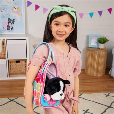 Pucci Pups Yavru Köpek ve Çiçekli Çanta