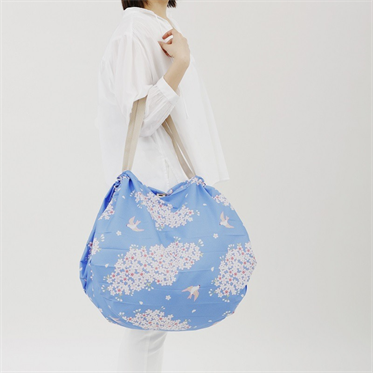 Shupatto Compact Bag - L - Hana ni Tori