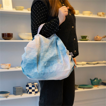 Shupatto Compact Bag - M - Sea of Clouds