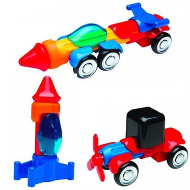 Stick-O Mıknatıslı Şehir Araçları Seti 16 Parça