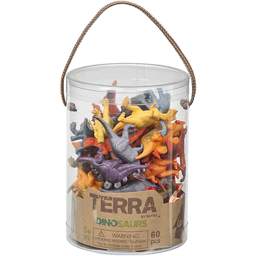 Terra 60 Parça Küçük Oyun Seti - Dinozorlar