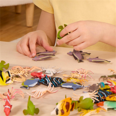 Terra 60 Parça Tüp İçinde Küçük Oyun Seti - Tropikal Balıklar