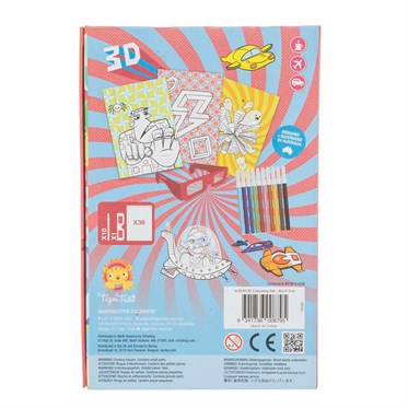Tiger Tribe 3D Boyama Seti - Sci Fi Fun