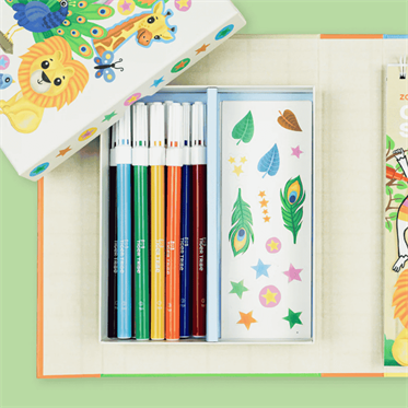 Tiger Tribe Boyama Seti - Hayvanat Bahçesi