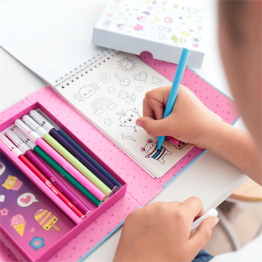 Tiger Tribe Çıkartmalı Boyama Seti - Little Cuties