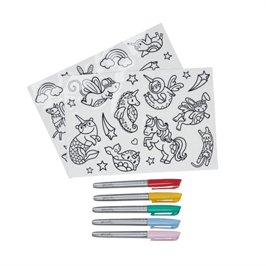 Tiger Tribe Hareketli Duvar Sanatı - Magical Creatures