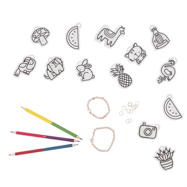 Tiger Tribe Kağıt Takı Yap Seti - Charm Bracelets