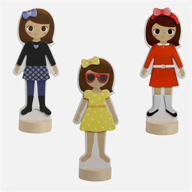 Tiger Tribe Mıknatıslı Giydirme Seti - Town & Country