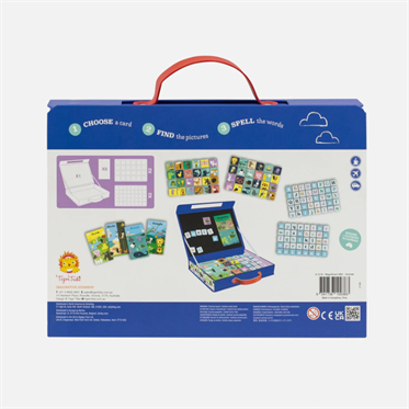 Tiger Tribe Mıknatıslı Okuma Seti - ABC Animals - Mavi