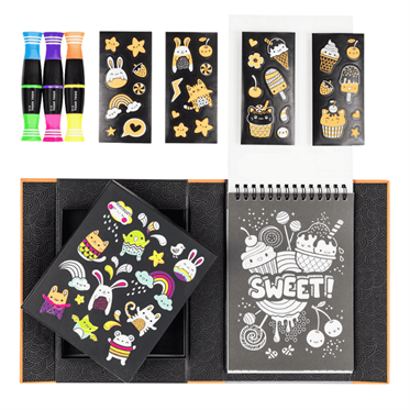 Tiger Tribe Neon Boyama Seti - Glow Friends