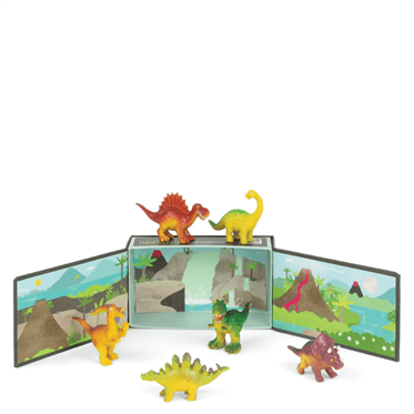 Tiger Tribe Sahneli Hayvan Figürleri - Dinosaurs